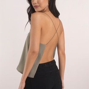 Break free olive tank top - TOBI